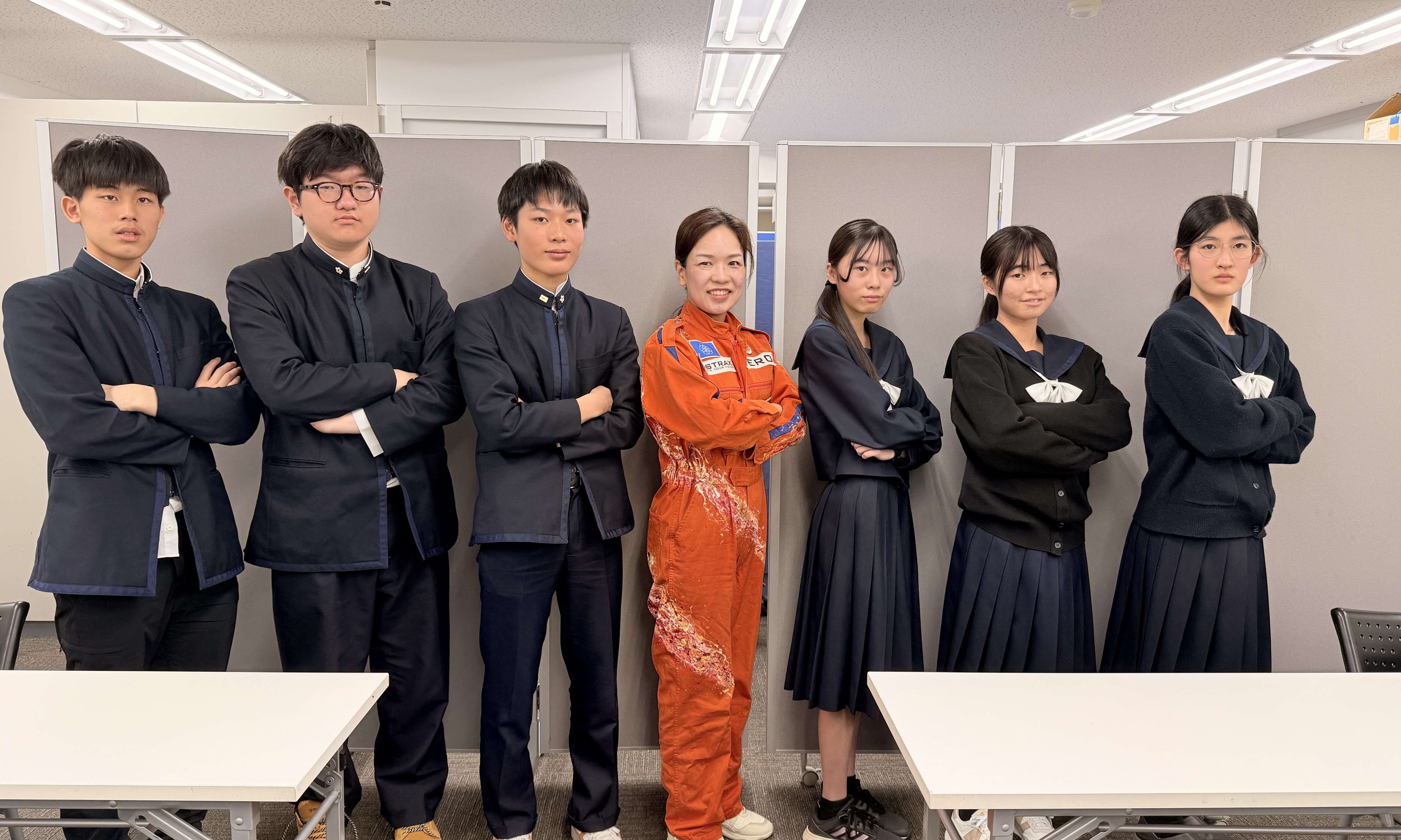 生徒たちへの宇宙講演の様子